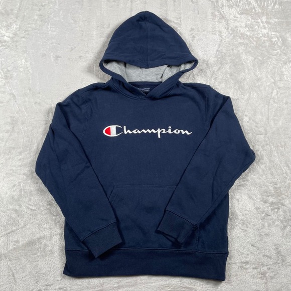 Champion Other - Champion Kids‎ Blue Hoodie Sweatshirt Size Medium Athletic Comfort
